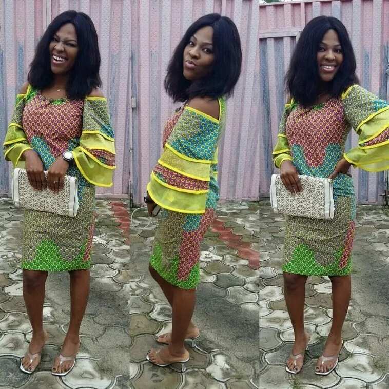 Ankara short pencil gown best designs for real fashionistas