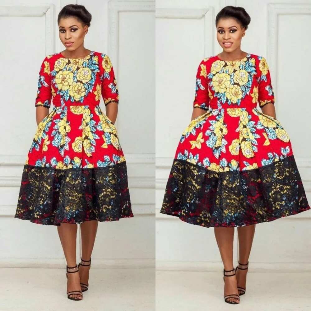 Ankara gown a la Dior