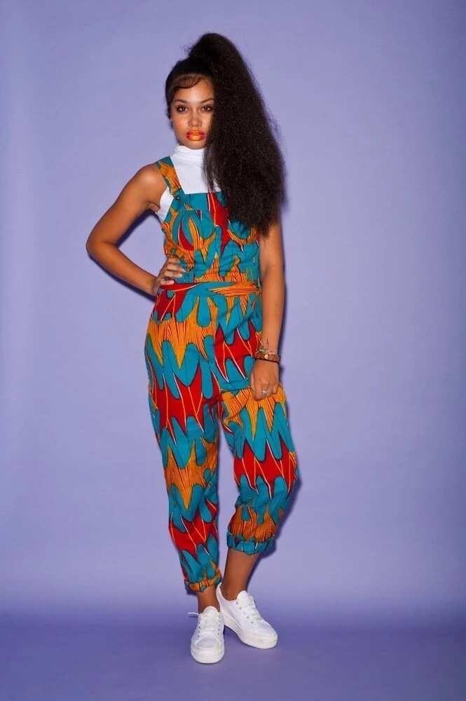 ankara dungaree