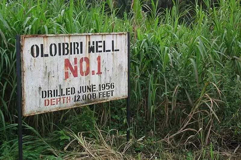 Oloibiri well in Nigeria