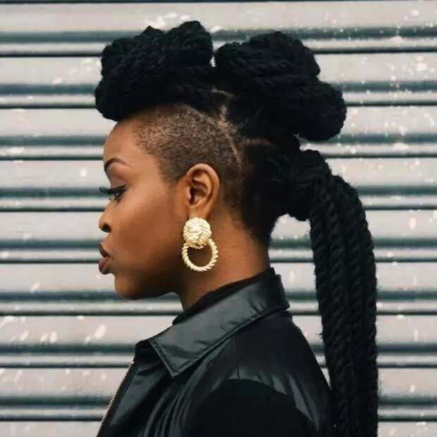 kinky twist hairstyles