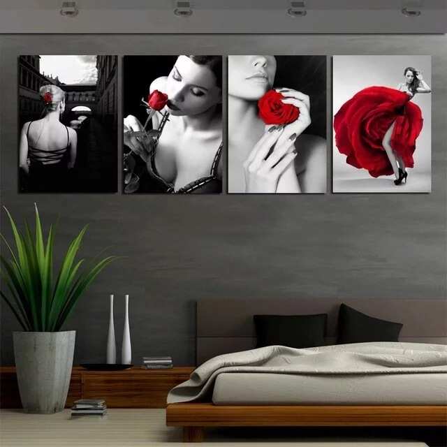 Wall decor in a living room