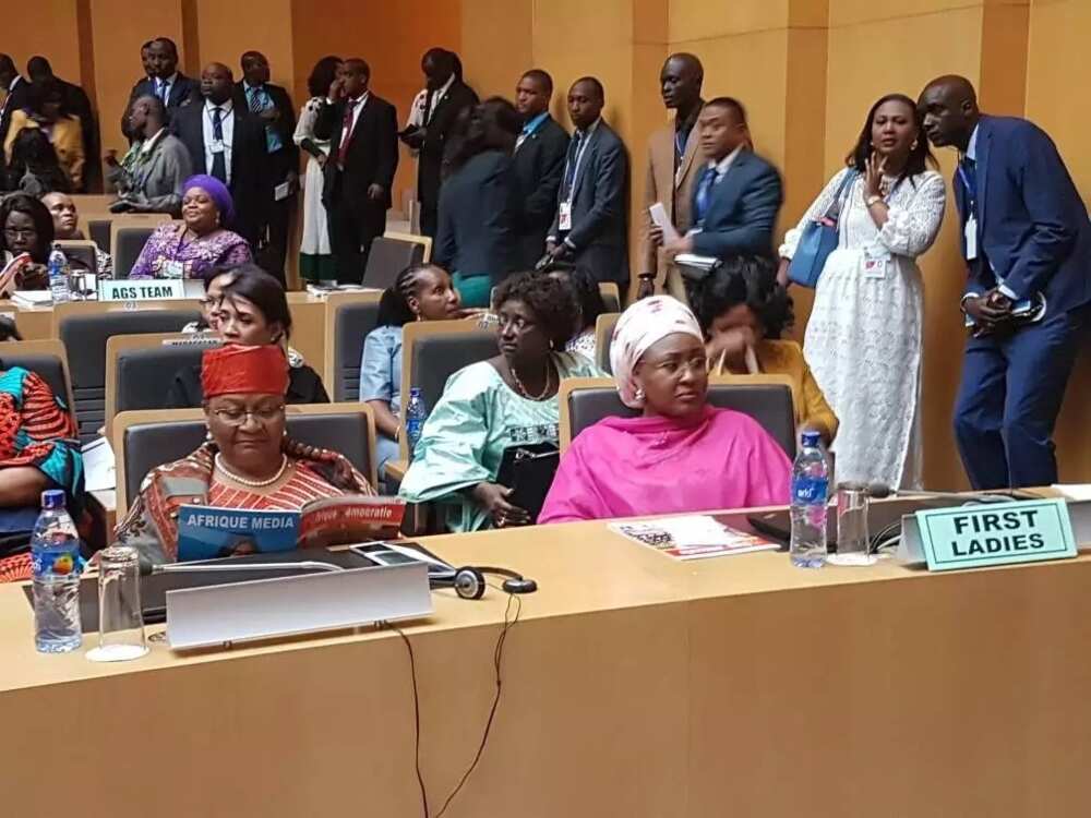 Hajiya Aisha Buhari tana wakiltan Najeriya a kasar Itopiya (Hotuna)