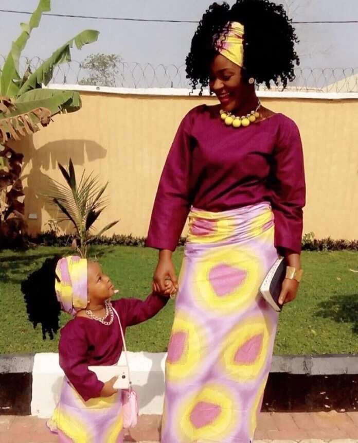 Ankara traditional styles for mother and daughter