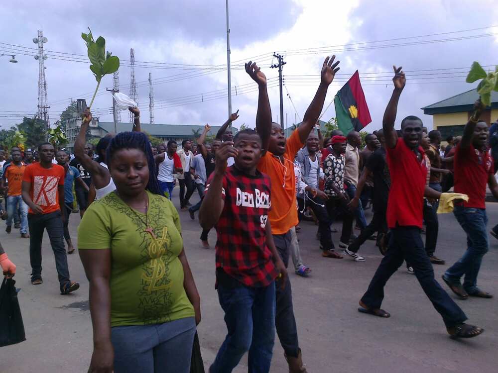 Protest In Rivers, Delta Over Detention Of Radio Biafra Boss