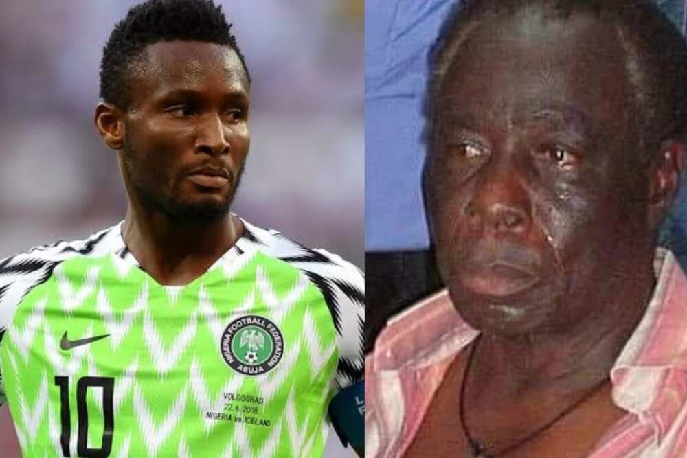 Mikel Obi and his father Michael Obi