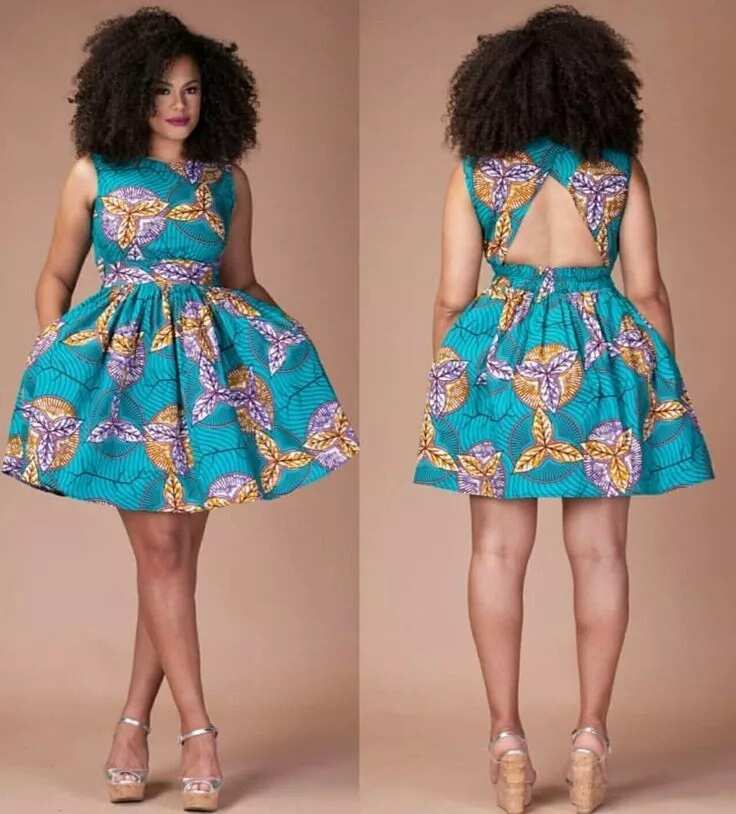 Latest ankara store short gown 2018