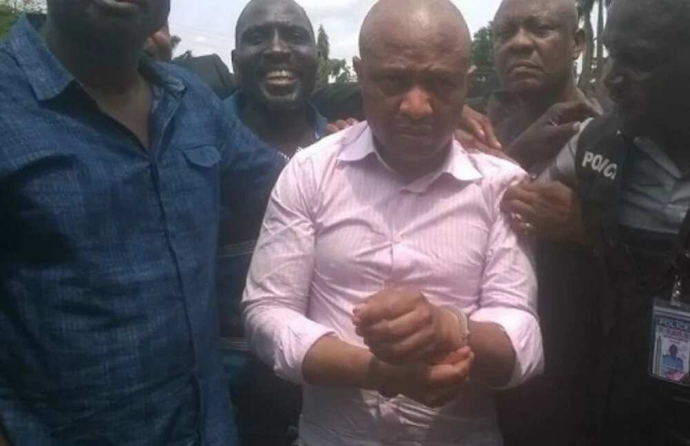 Who supplies Evans assorted shirts, Nigerians ask as billionaire kidnapper spends 12th day in detention (photos)