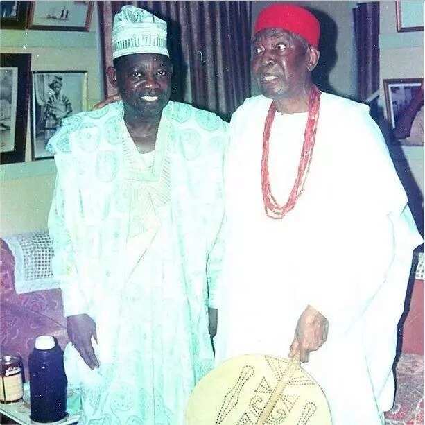 Nnamdi Azikiwe with Chief M.K.O Abiola