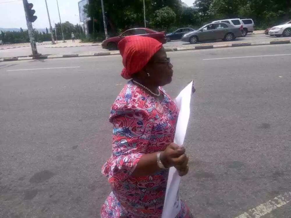 Oby Ezekwesili begins solo march to Villa over killing in Nigeria (photos)