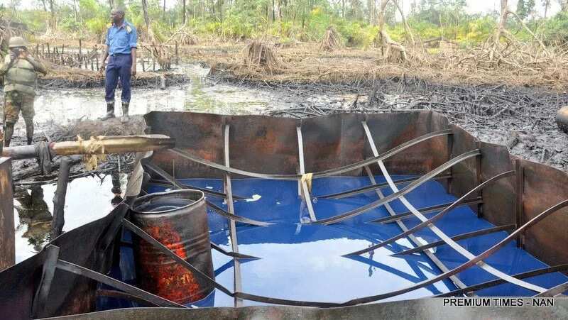 NSCDC destroys 12 illegal refineries within 3 months in Edo