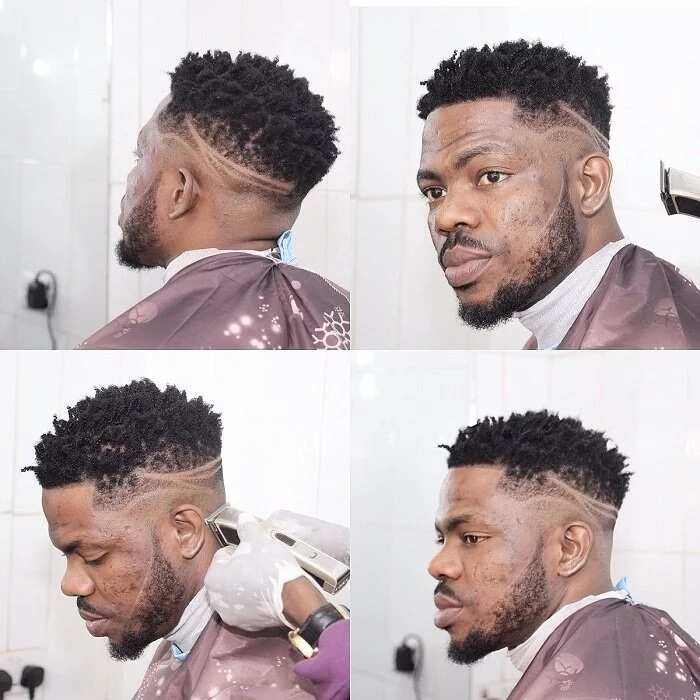 Meet Nigerian barber who can give you amazing haircuts (photos)