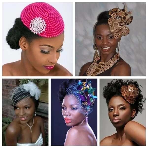 simple nigerian fascinators