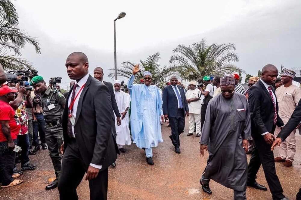 Security operatives everywhere as lawmakers await Buhari for 2022 budget presentation