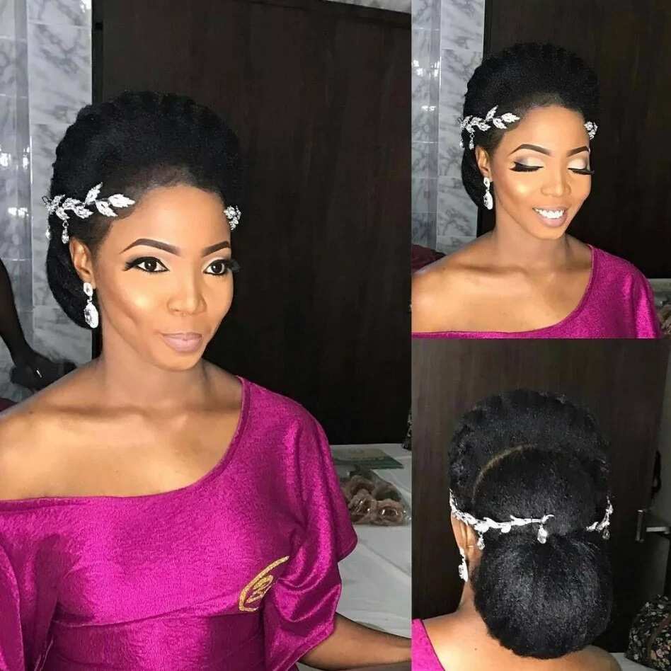 Latest Nigerian wedding hairstyles