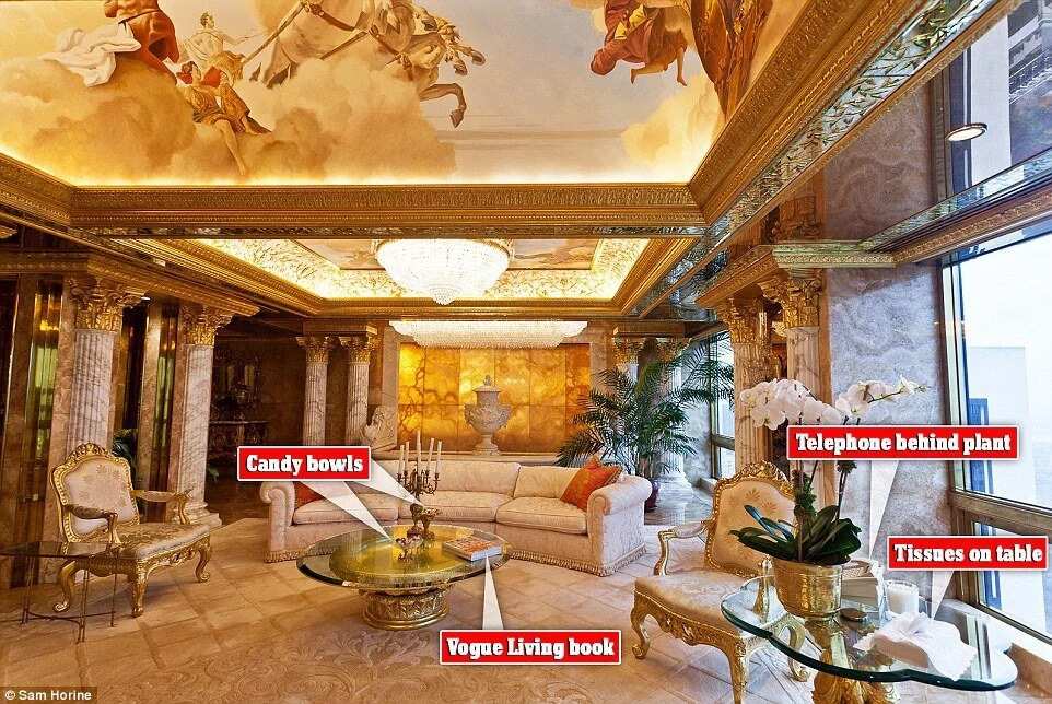 Inside Donald Trump's luxurious penthouse in New York