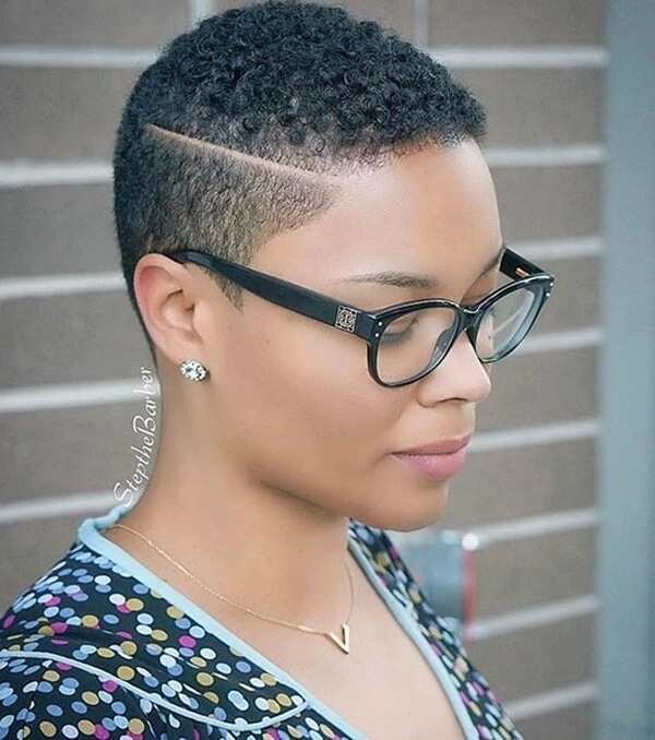 Low Cut Hairstyle for Girls in Nigeria