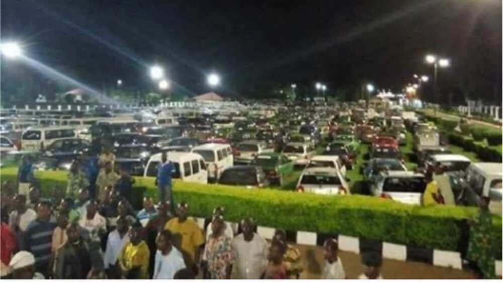 JUST IN: Fayose allegedly shuts down transportation in Ekiti, orders commercial vehicles off roads to hinder Buhari's visit