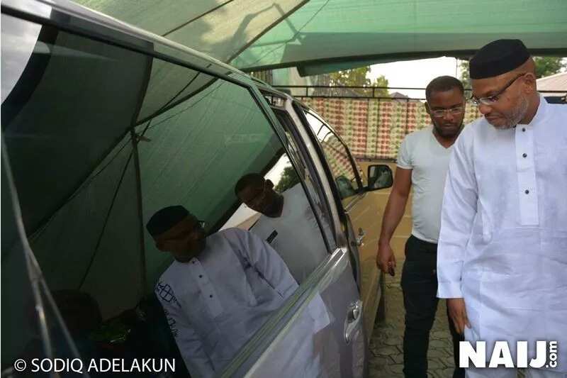 After his release from Kuje Prison, Nnamdi Kanu pays courtesy visit to Femi Fani-Kayode