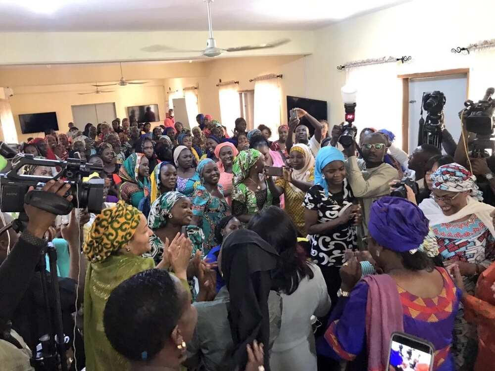 Deputy UN chief Amina Mohammed meets rescued Chibok girls (photos)