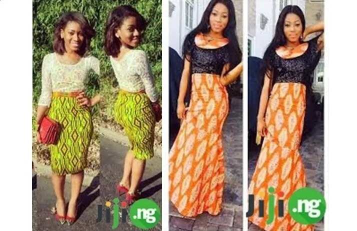 Ankara and lace - Mix of styles for a gorgeous outfit