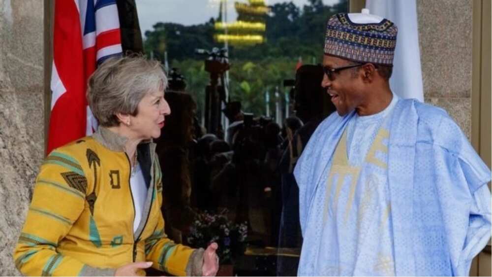 Ziyarar Theresa May: Gwamnatin Ingila tayi furuci a kan takarar Buhari da APC ba zata so ba