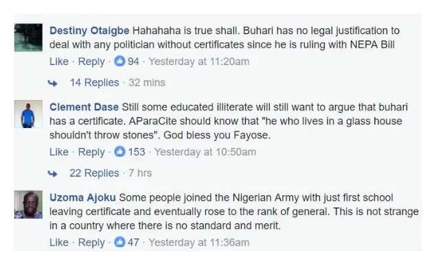 If Buhari is allowed to rule without certificate, Melaye is qualified to serve with toilet paper – Fayose’s aide