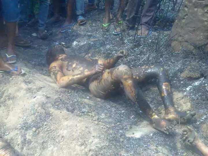 Graphic Photos: Anambra Gas Plant Explosion Kills Over 100