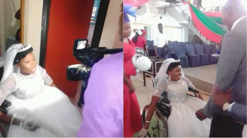 Physically challenged woman weds lover in style