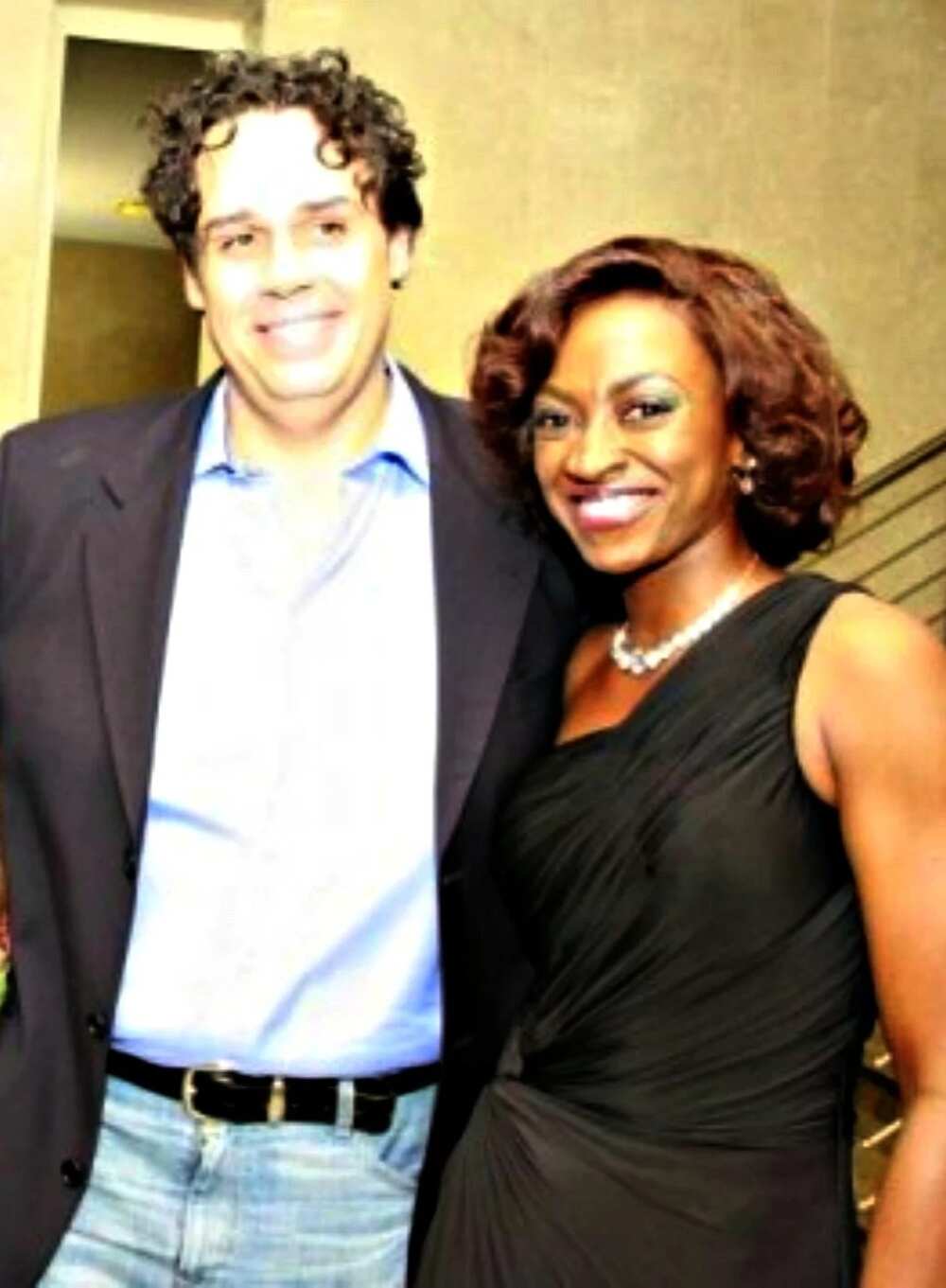 Kate Henshaw with ex-husband