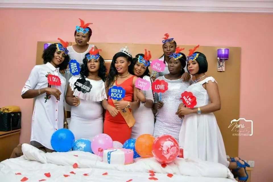 Nigerian lady appreciates God, shares cute photos from her bridal shower