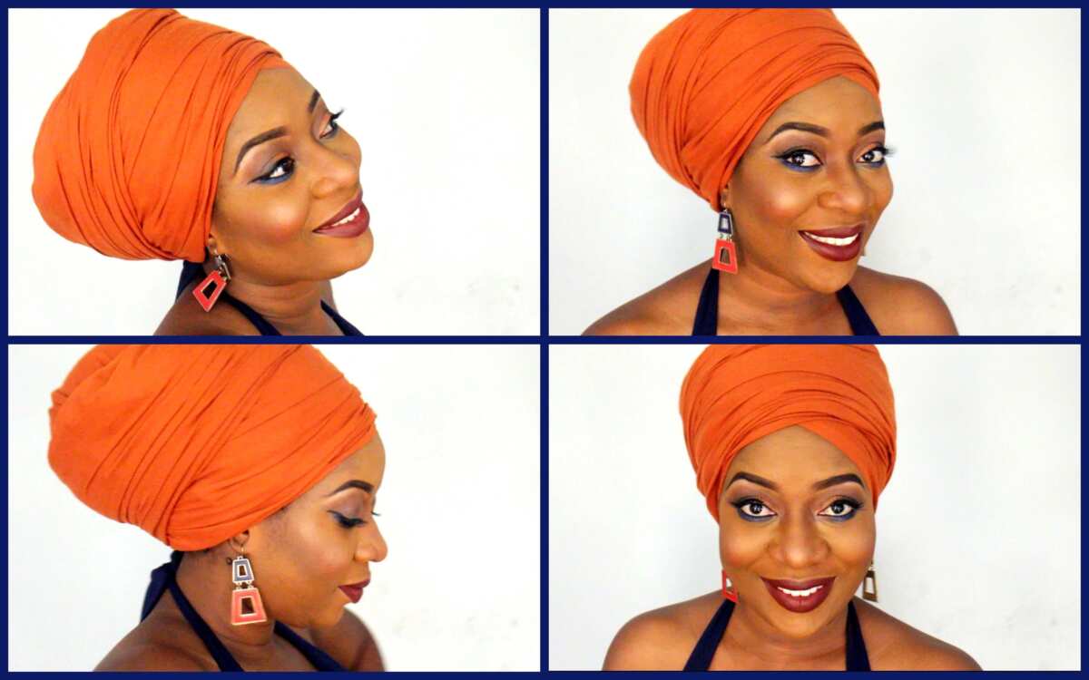 An easy way to tie a turban cap