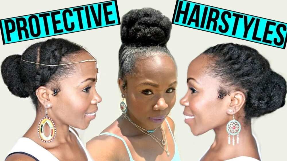 Protective Natural Hairstyles For Medium Length Hair Legit Ng