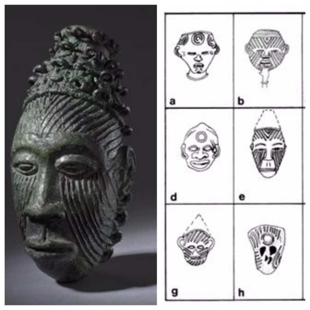 History of Igbo ukwu art bronze mask examples