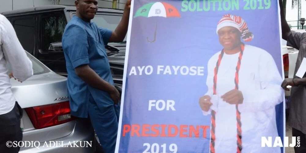 BREAKING: Fireworks as Governor Fayose declares his 2019 presidential ambition in Abuja (photos, video) BREAKING: Fireworks as Governor Fayose declares his 2019 presidential ambition in Abuja (photos, video)