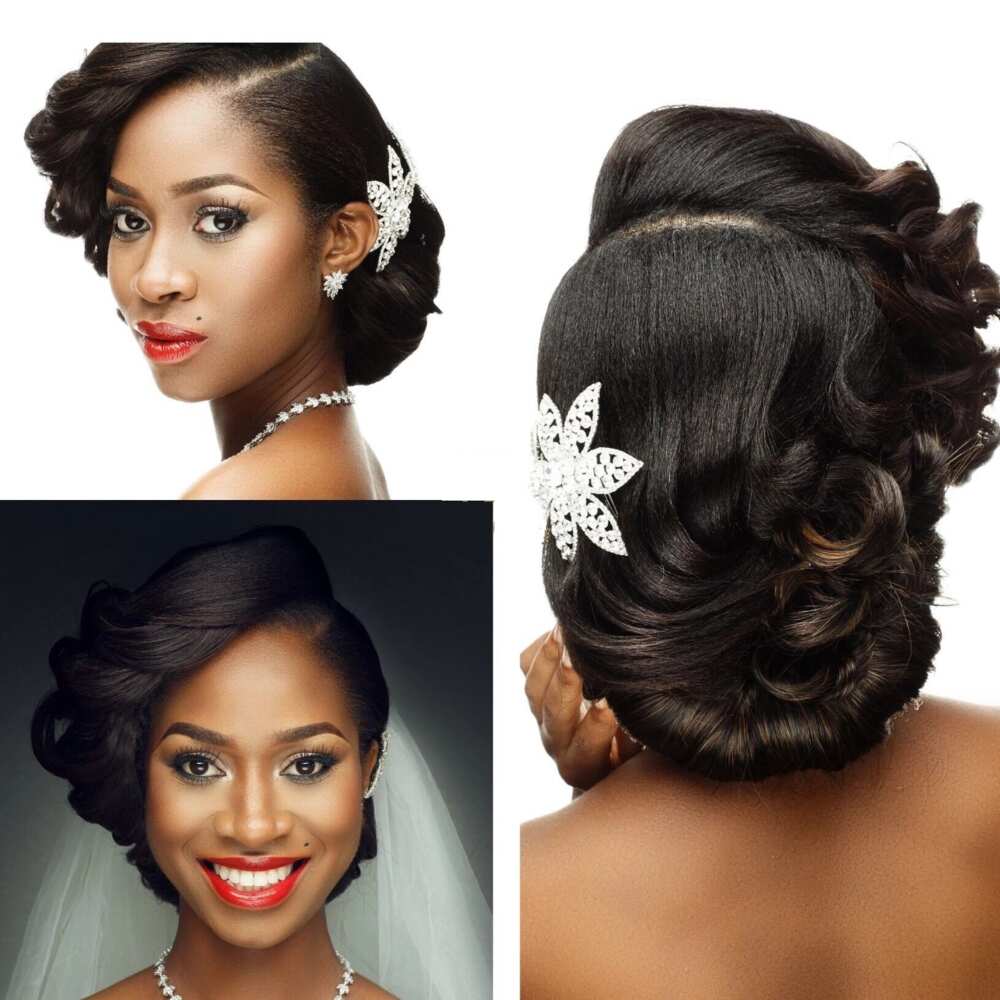 Latest Nigerian wedding hairstyles