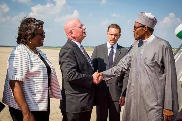 Breaking: President Muhammadu Buhari Arrives USA