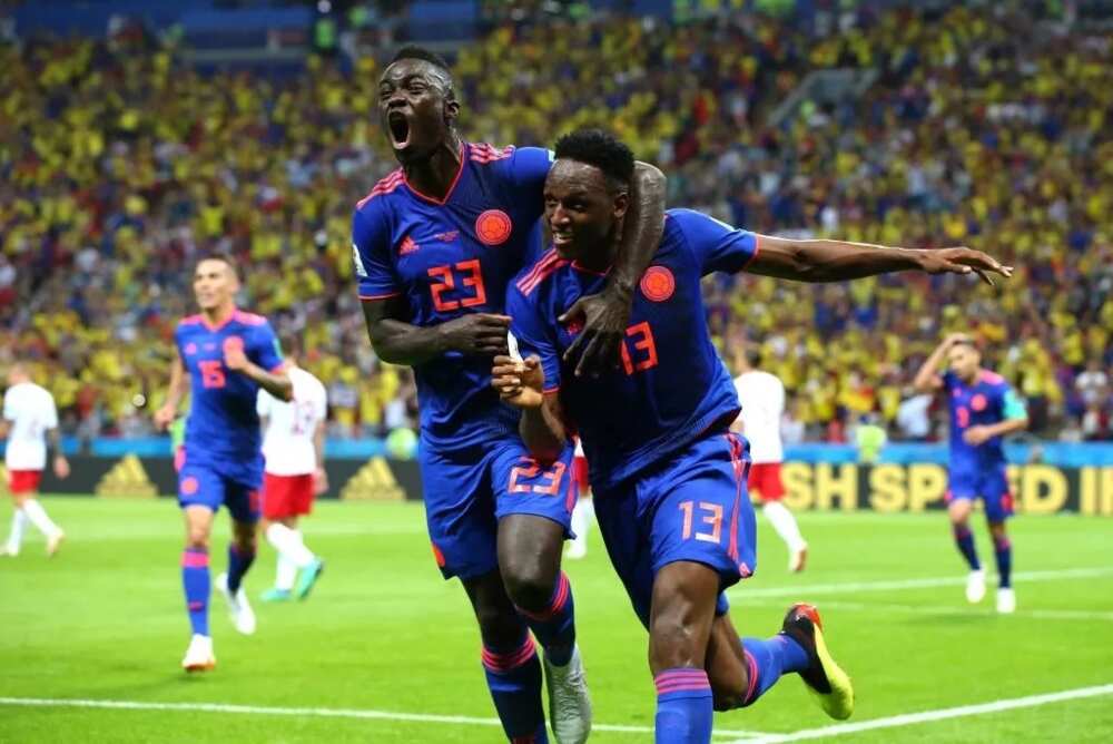 Russia 2018: Falaco scores as Colombia sends Poland packing with a 3-0 pumping