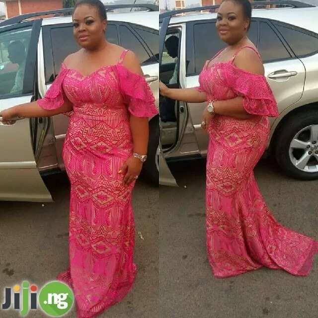 aso ebi styles for fat ladies
