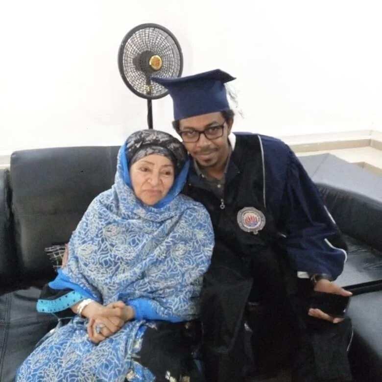 Sani Abacha's youngest son Mustapha graduates from his mother's university in Niger