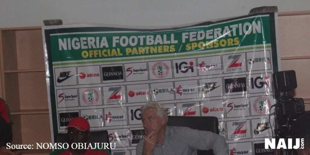Cameroon coach Hugo Broos says his team will play for pride in the return leg against Nigeria Cameroon coach Hugo Broos says his team will play for pride in the return leg against Nigeria