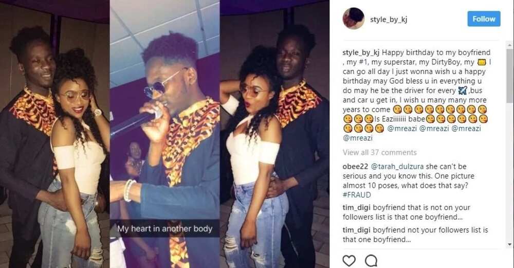 Another woman is claiming to be Mr Eazi’s girlfriend Another woman is claiming to be Mr Eazi’s girlfriend