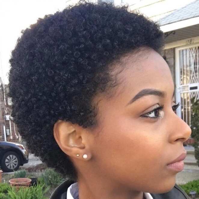 Short natural hair