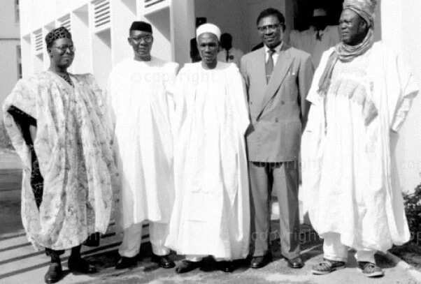 Balewa with friends