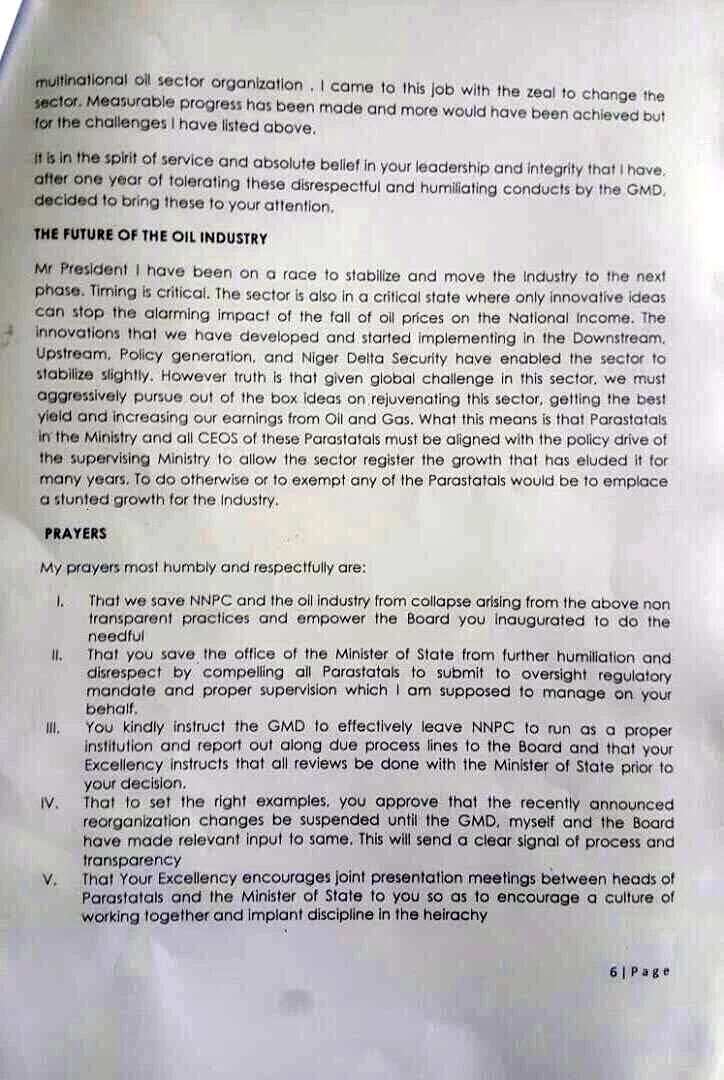 Kachikwu petitions Buhari over alleged insubordination by NNPC GMD Baru