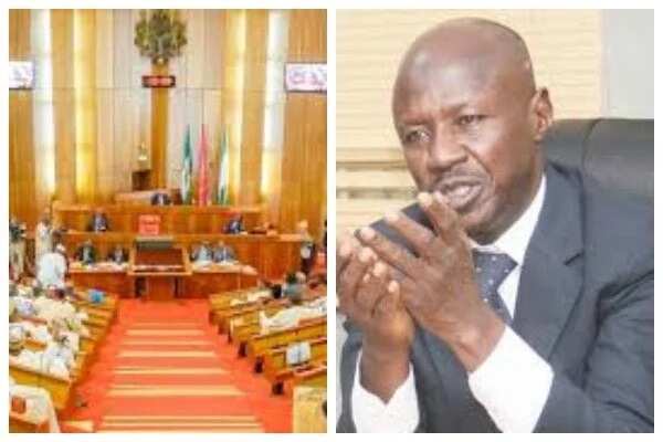 We don't expect less from those sinking N150B yearly without accountability, Nigerians react to Magu's rejection