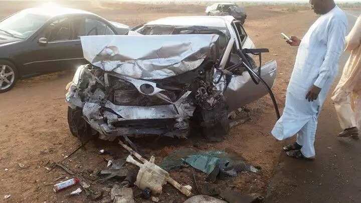 Man cries out after losing 3 brothers, a sister and his mother in a motor accident