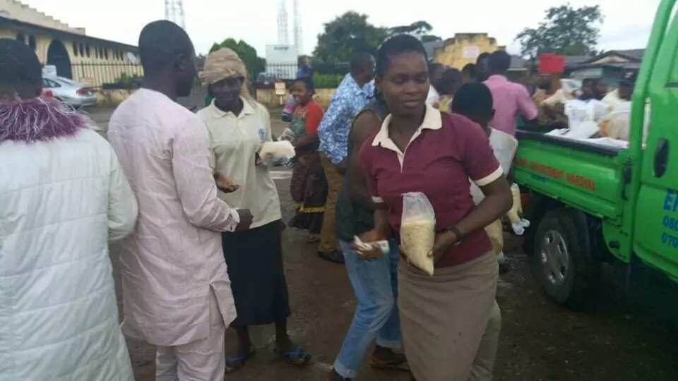 Fayose's aide Sunshine Anifowose leads stomach infrastructure train in Ekiti (photos)