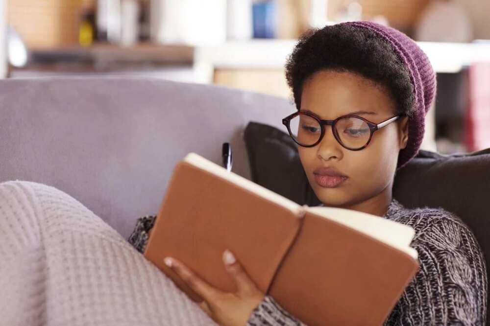 Girl with vocabulary Girl with vocabulary