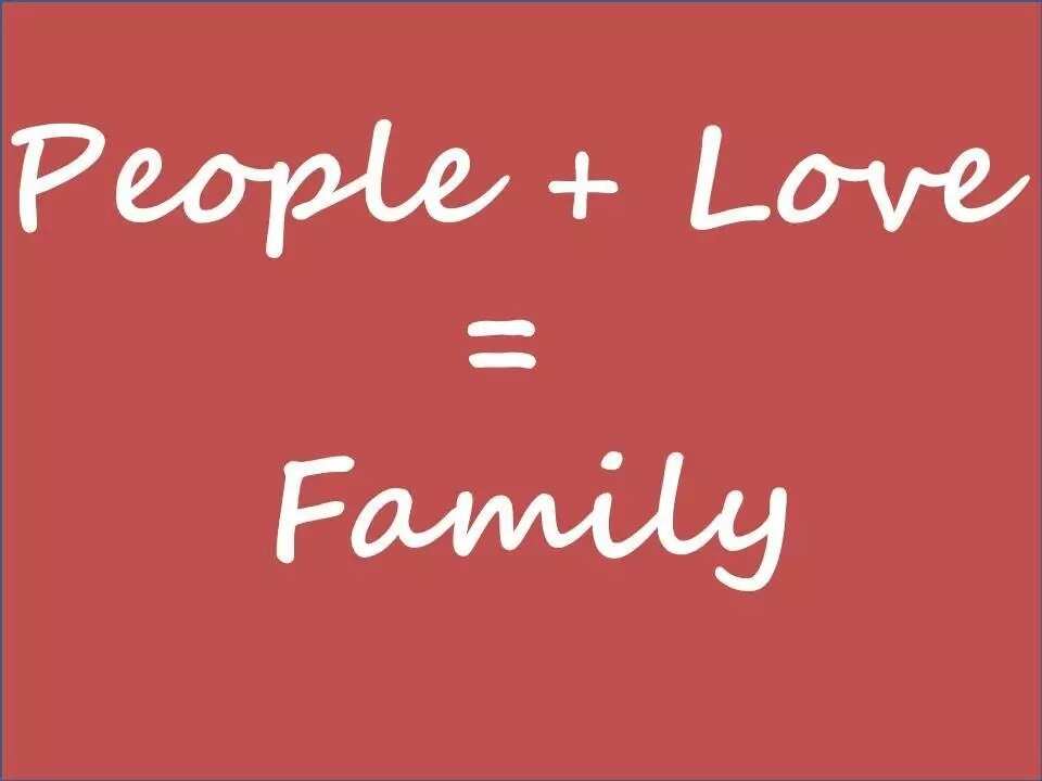 Family and love Family and love